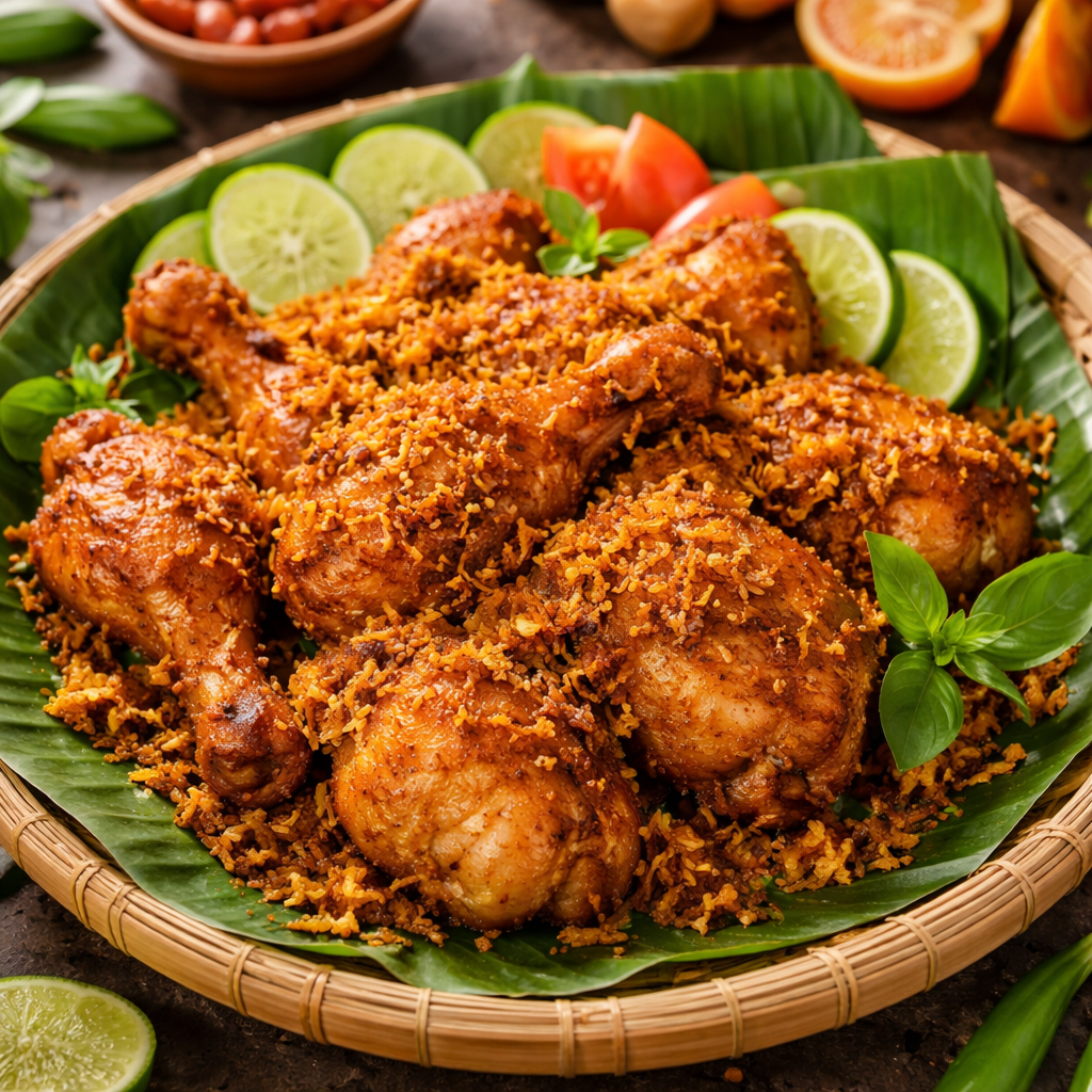 Ayam Srundeng Warteg Gang Mangga
